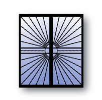 Sunburst Door Design