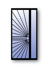 Sunburst Door Design